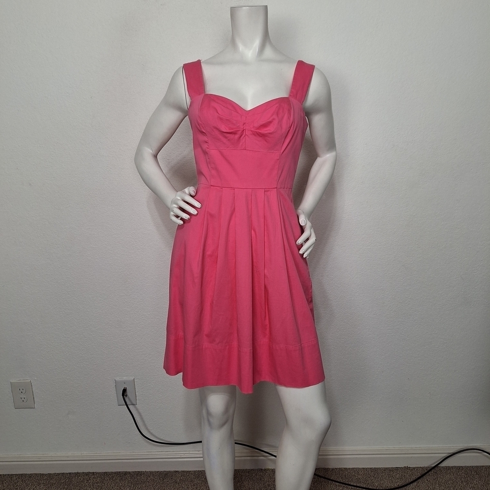 Donna Ricco New York Pink Fit & Flare Coquette Romantic Feminine Dress Size 6P